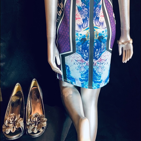 BNWT Beautiful ‘JustWear’ Form Fitting Midi Sleeveless Dress by JW, Size 12 - Picture 4 of 10